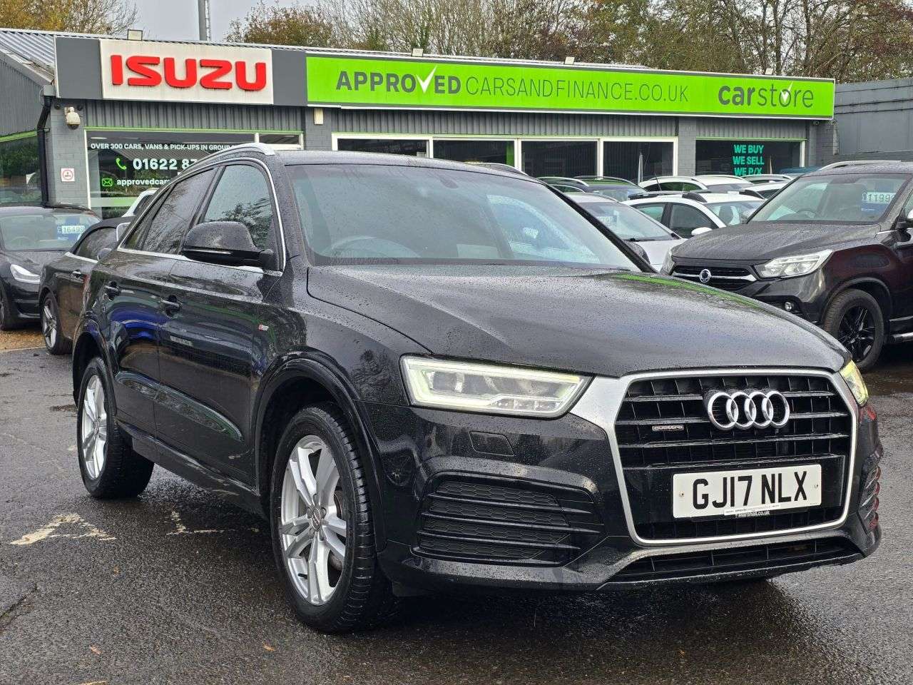 A 2017 AUDI Q3 Black 2.0 TDI S line SUV, 85,000 miles, ULEZ Euro 6 diesel, 6-Speed Manual, A 2017 AUDI Q3 Black 2.0 TDI S line SUV, 85,000 miles, ULEZ Euro 6 diesel, 6-Speed Manual,