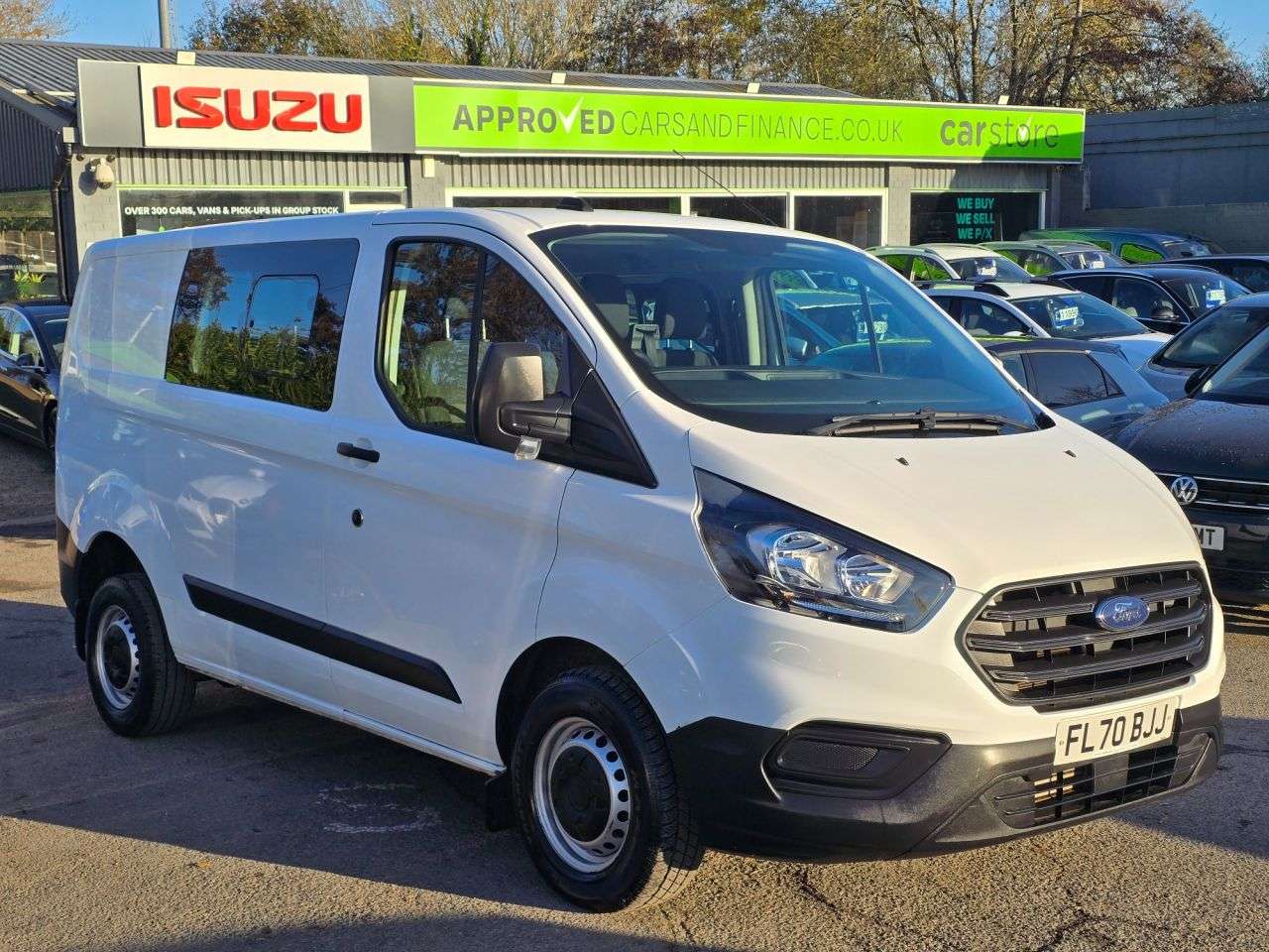 A 2020 FORD TRANSIT CUSTOM 2.0 EcoBlue Leader, 32,200 miles, ULEZ Euro 6, 6-Speed Manual, Air Conditio A 2020 FORD TRANSIT CUSTOM 2.0 EcoBlue Leader, 32,200 miles, ULEZ Euro 6, 6-Speed Manual, Air Conditio