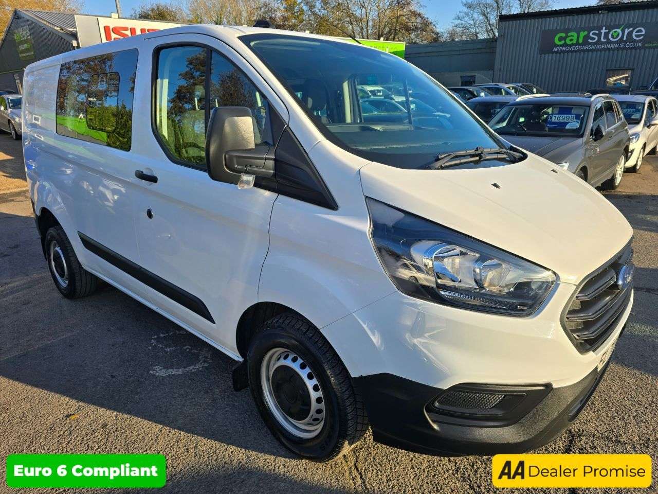 A 2020 FORD TRANSIT CUSTOM 2.0 EcoBlue Leader, 32,200 miles, ULEZ Euro 6, 6-Speed Manual, Air Conditio A 2020 FORD TRANSIT CUSTOM 2.0 EcoBlue Leader, 32,200 miles, ULEZ Euro 6, 6-Speed Manual, Air Conditio
