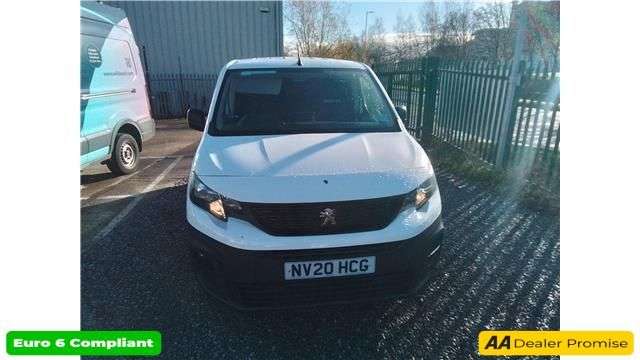 A 2020 PEUGEOT PARTNER 1.5 BlueHDi, 21,800 miles, 1 owner, FSH, ULEZ, 5 Speed Manual, Air Conditio A 2020 PEUGEOT PARTNER 1.5 BlueHDi, 21,800 miles, 1 owner, FSH, ULEZ, 5 Speed Manual, Air Conditio