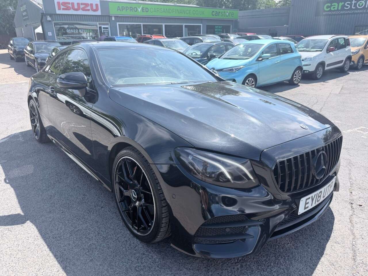 A 2018 MERCEDES-BENZ E-CLASS Black E220d AMG Line Coupe, 45,000 miles, Full Service History, Automatic, A 2018 MERCEDES-BENZ E-CLASS Black E220d AMG Line Coupe, 45,000 miles, Full Service History, Automatic,