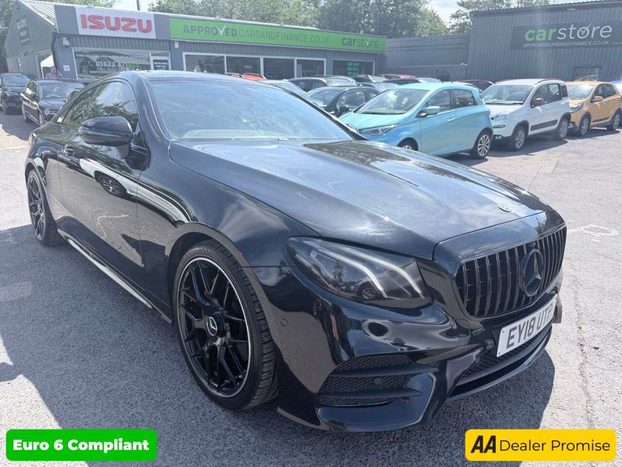 A 2018 MERCEDES-BENZ E-CLASS Black E220d AMG Line Coupe, 45,000 miles, Full Service History, Automatic, A 2018 MERCEDES-BENZ E-CLASS Black E220d AMG Line Coupe, 45,000 miles, Full Service History, Automatic,