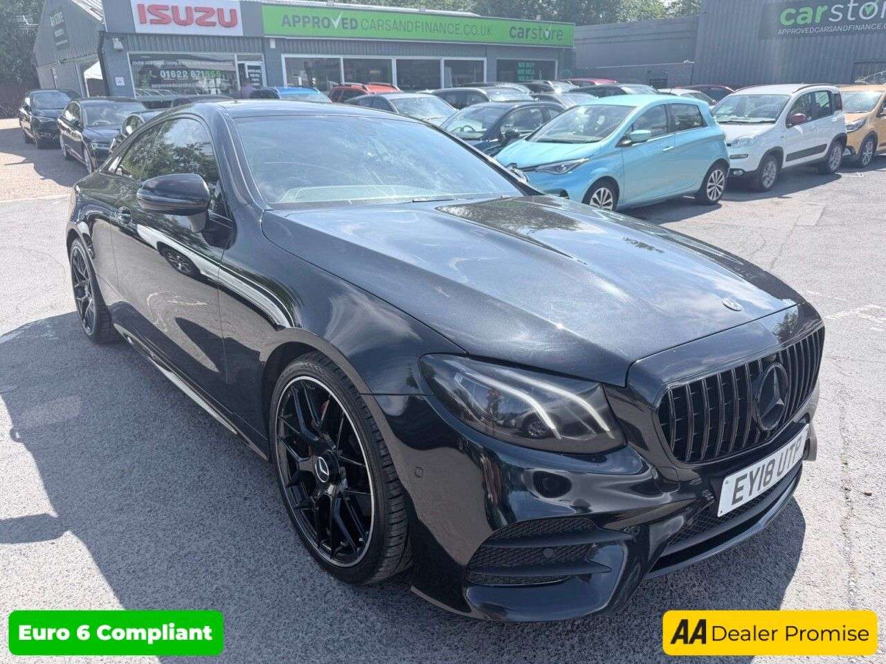 A 2018 MERCEDES-BENZ E-CLASS Black E220d AMG Line Coupe, 45,000 miles, Full Service History, Automatic, A 2018 MERCEDES-BENZ E-CLASS Black E220d AMG Line Coupe, 45,000 miles, Full Service History, Automatic,