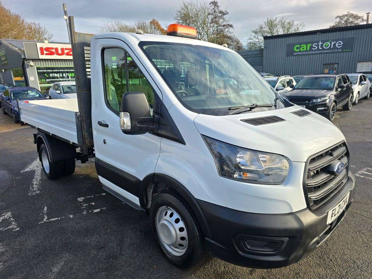 A 2021 FORD TRANSIT 2.0 EcoBlue Tipper, 46.500 miles, Full Service History, ULEZ Euro 6, 6-Spee A 2021 FORD TRANSIT 2.0 EcoBlue Tipper, 46.500 miles, Full Service History, ULEZ Euro 6, 6-Spee