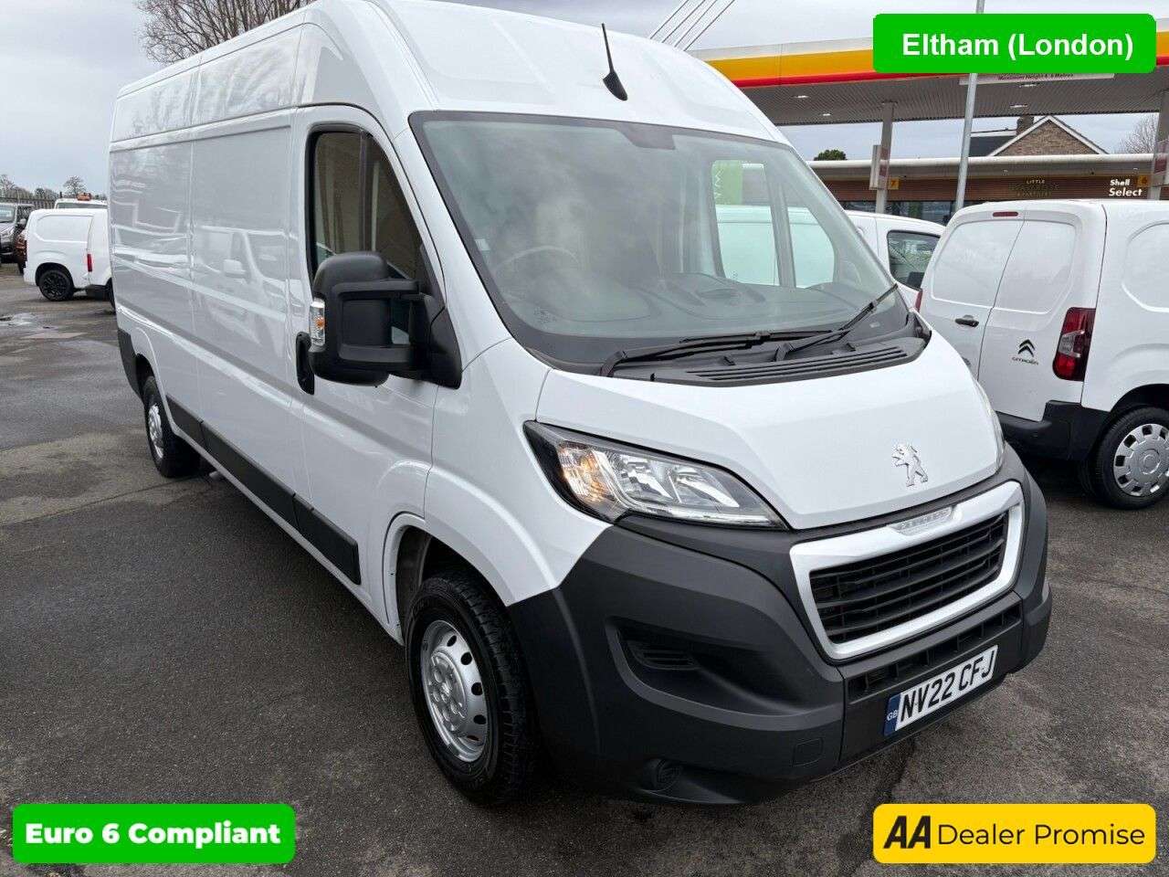 A 2022 PEUGEOT BOXER 2.2 BlueHDi 335 S L3 H2, 39,998 miles, Full Service History, ULEZ, 6-Speed A 2022 PEUGEOT BOXER 2.2 BlueHDi 335 S L3 H2, 39,998 miles, Full Service History, ULEZ, 6-Speed