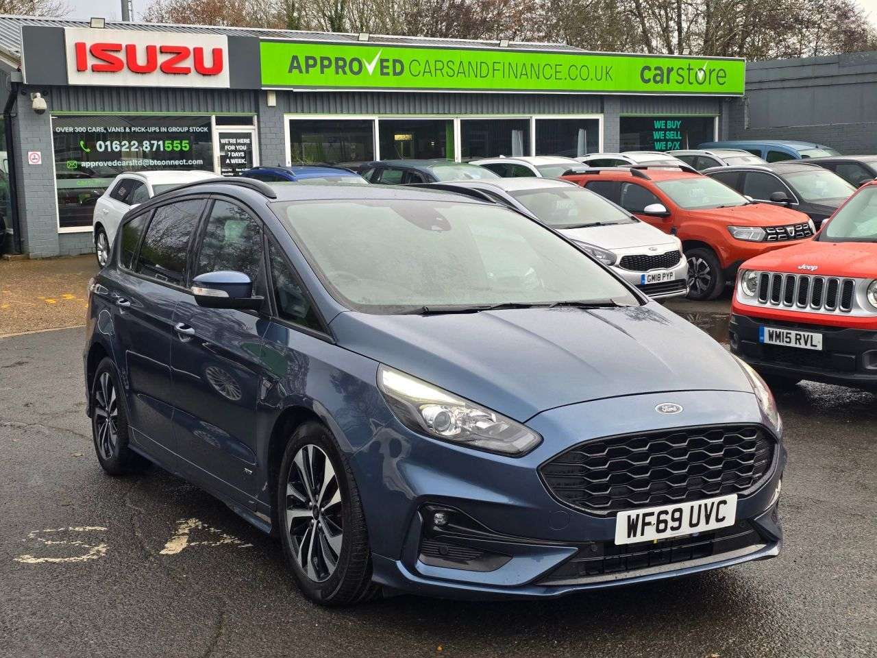 A 2019 FORD S-MAX Blue 2.0 EcoBlue ST-Line 4WD, 44,095 Miles, Automatic, 7 Seats, Sat Nav, 8" A 2019 FORD S-MAX Blue 2.0 EcoBlue ST-Line 4WD, 44,095 Miles, Automatic, 7 Seats, Sat Nav, 8"
