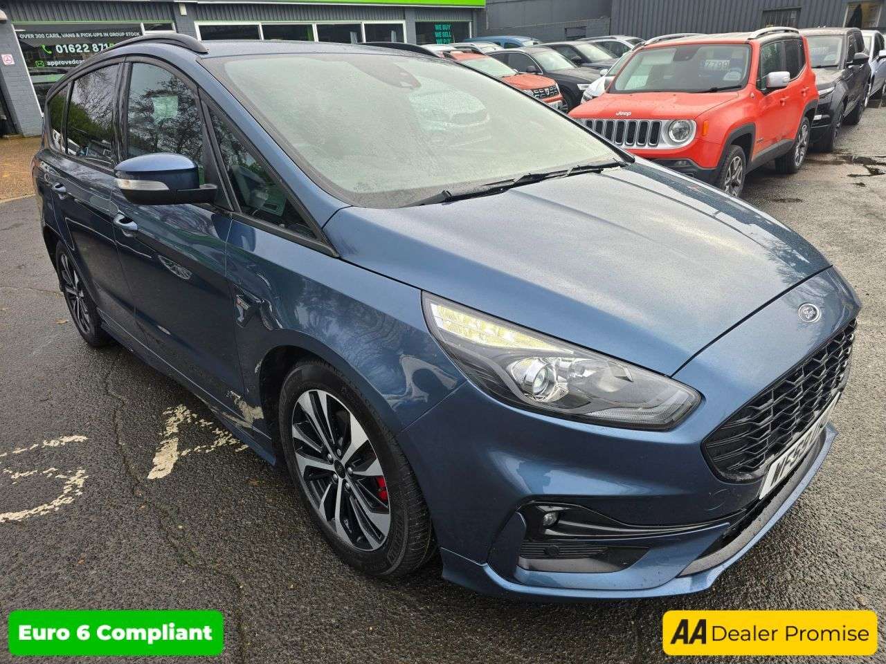 A 2019 FORD S-MAX Blue 2.0 EcoBlue ST-Line 4WD, 44,095 Miles, Automatic, 7 Seats, Sat Nav, 8" A 2019 FORD S-MAX Blue 2.0 EcoBlue ST-Line 4WD, 44,095 Miles, Automatic, 7 Seats, Sat Nav, 8"