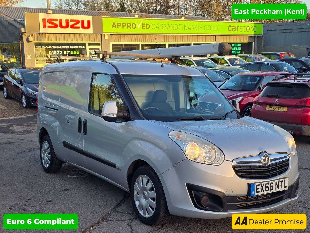 A 2016 VAUXHALL COMBO 1.6 CDTi 2300 Sportive L2 H1 Panel van, 147,048 miles, Euro 6. 6 Speed Manu A 2016 VAUXHALL COMBO 1.6 CDTi 2300 Sportive L2 H1 Panel van, 147,048 miles, Euro 6. 6 Speed Manu
