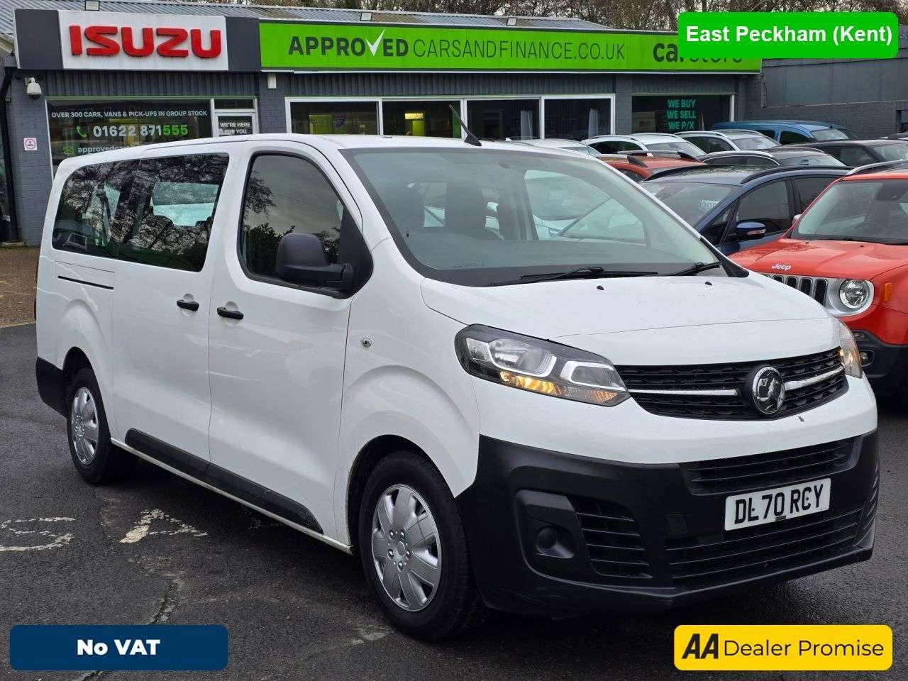 A 2020 VAUXHALL VIVARO LIFE White Euro 6 9-seater with 56,143 miles, 6-Speed Manual, Bluetooth, Cruise A 2020 VAUXHALL VIVARO LIFE White Euro 6 9-seater with 56,143 miles, 6-Speed Manual, Bluetooth, Cruise