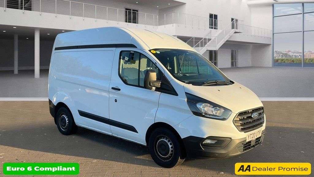 A 2020 FORD TRANSIT CUSTOM 2.0 300 EcoBlue Leader, 46,300 miles, Euro 6, 6-Speed Manual, Air Condition A 2020 FORD TRANSIT CUSTOM 2.0 300 EcoBlue Leader, 46,300 miles, Euro 6, 6-Speed Manual, Air Condition