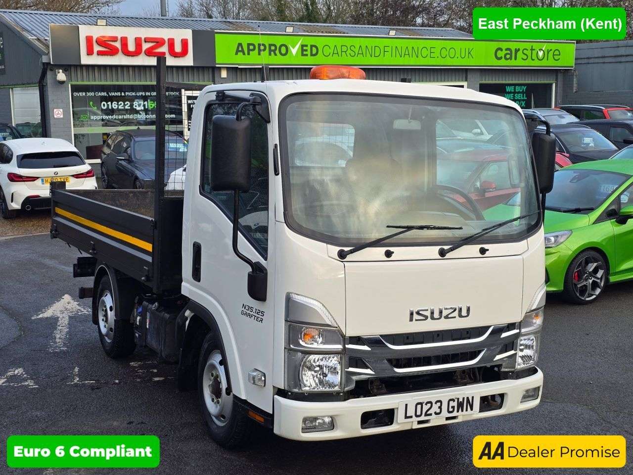 A 2023 ISUZU GRAFTER 1.9D N35 Tipper, 24,800 miles, Euro 6, 6-Speed Manual, Electric Tipper Cont A 2023 ISUZU GRAFTER 1.9D N35 Tipper, 24,800 miles, Euro 6, 6-Speed Manual, Electric Tipper Cont