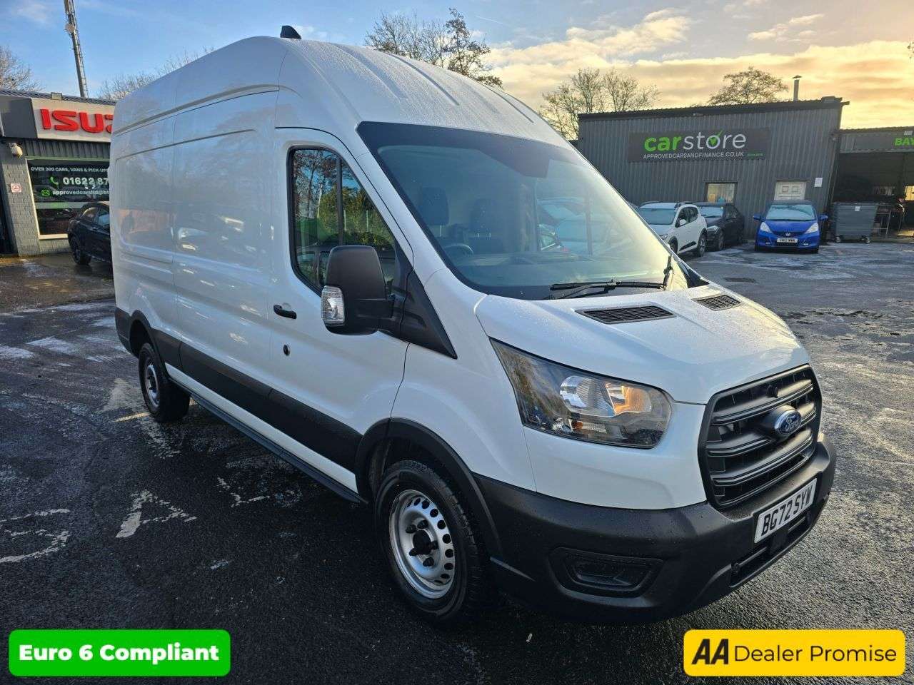 A 2022 FORD TRANSIT 2.0 350 EcoBlue Leader L3 H3 panel van, 60,200 miles, 1 owner, Euro 6. Air A 2022 FORD TRANSIT 2.0 350 EcoBlue Leader L3 H3 panel van, 60,200 miles, 1 owner, Euro 6. Air