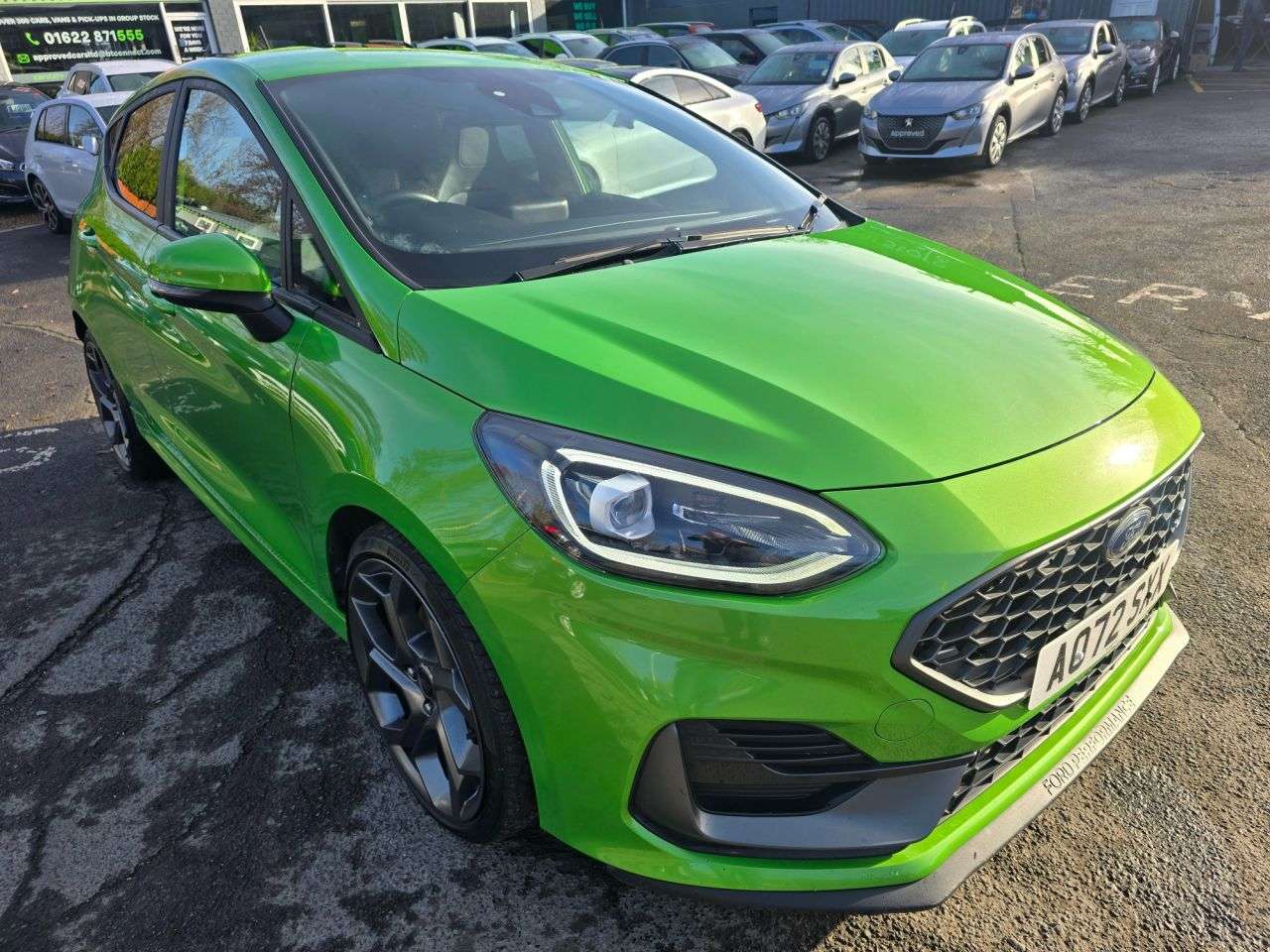 A 2022 FORD FIESTA 1.5T EcoBoost ST-3 hatchback in viper bright green with only 24,400 miles, A 2022 FORD FIESTA 1.5T EcoBoost ST-3 hatchback in viper bright green with only 24,400 miles,