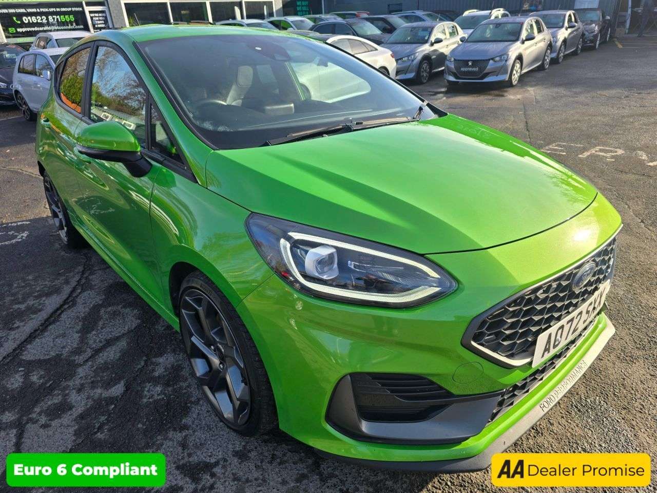 A 2022 FORD FIESTA 1.5T EcoBoost ST-3 hatchback in viper bright green with only 24,400 miles, A 2022 FORD FIESTA 1.5T EcoBoost ST-3 hatchback in viper bright green with only 24,400 miles,