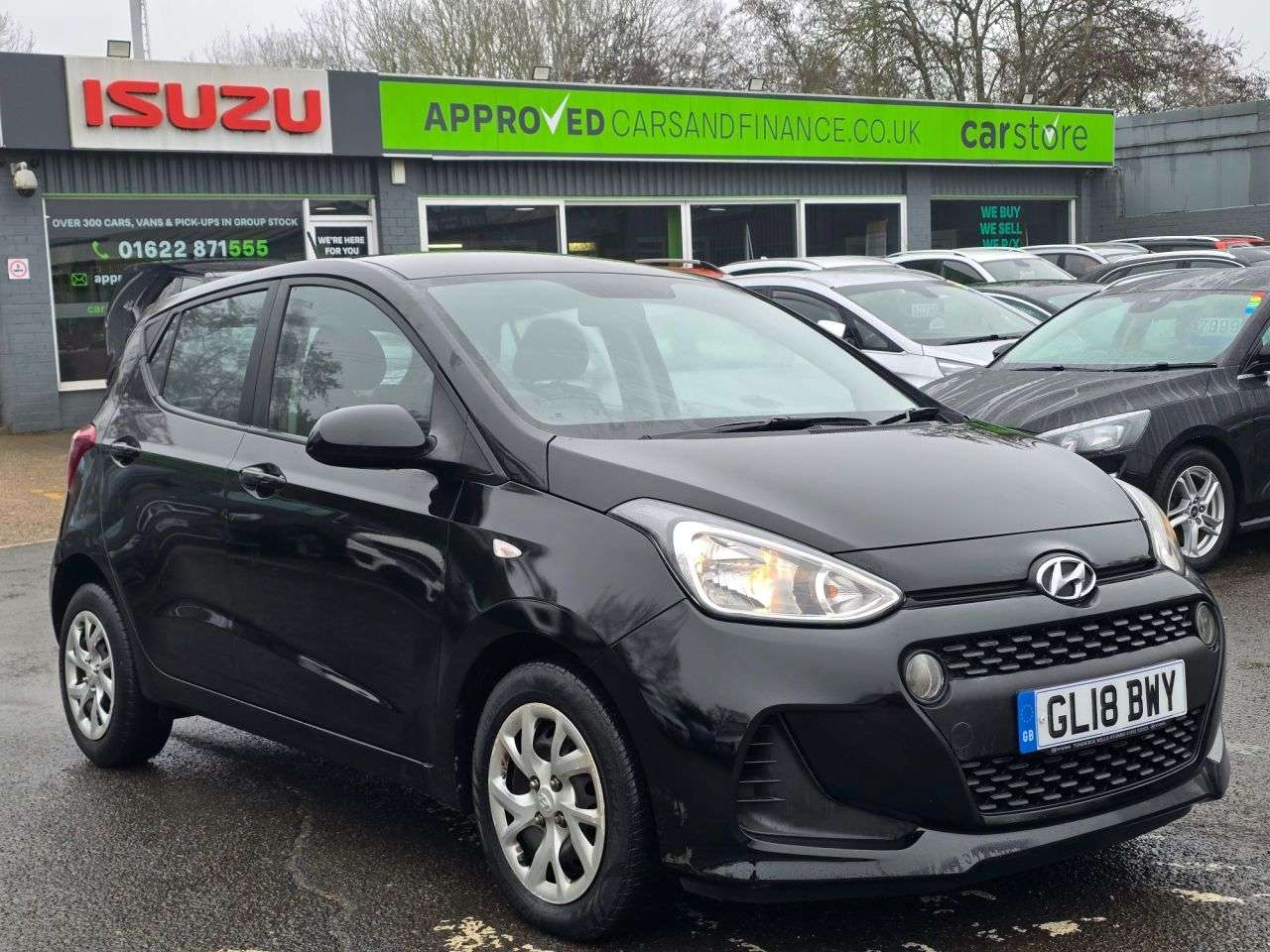 A 2018 HYUNDAI I10 1.2 SE Hatchback Automatic in black with 45,000 miles, Euro 6 petrol, ULEZ A 2018 HYUNDAI I10 1.2 SE Hatchback Automatic in black with 45,000 miles, Euro 6 petrol, ULEZ