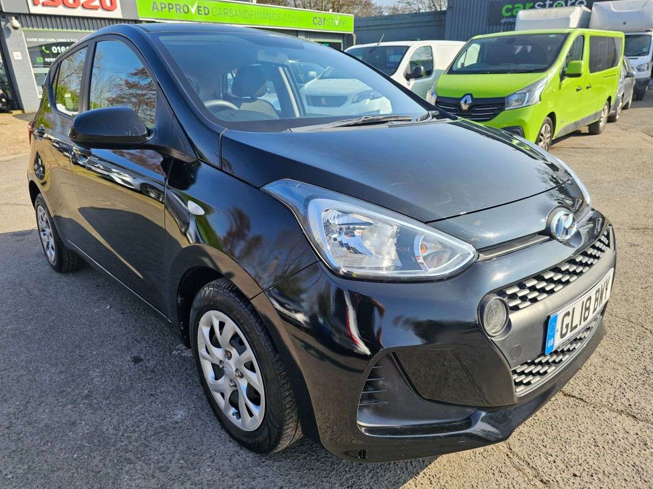 A 2018 HYUNDAI I10 1.2 SE Hatchback Automatic in black with 45,000 miles, Euro 6 petrol, ULEZ A 2018 HYUNDAI I10 1.2 SE Hatchback Automatic in black with 45,000 miles, Euro 6 petrol, ULEZ