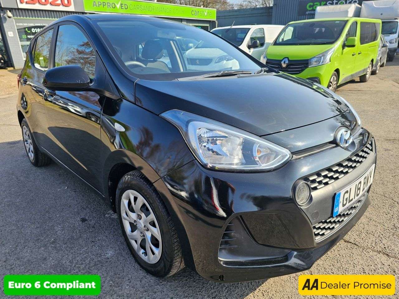 A 2018 HYUNDAI I10 1.2 SE Hatchback Automatic in black with 45,000 miles, Euro 6 petrol, ULEZ A 2018 HYUNDAI I10 1.2 SE Hatchback Automatic in black with 45,000 miles, Euro 6 petrol, ULEZ