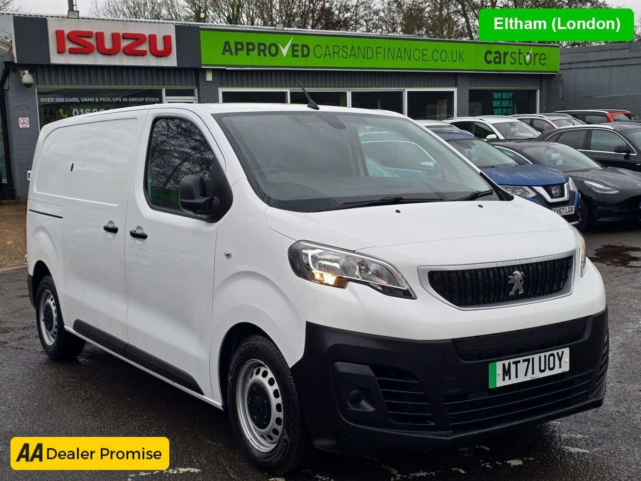 A 2021 PEUGEOT E-EXPERT e 1200 75kWh Professional MWB electric panel van, Automatic, 42,000 miles, A 2021 PEUGEOT E-EXPERT e 1200 75kWh Professional MWB electric panel van, Automatic, 42,000 miles,
