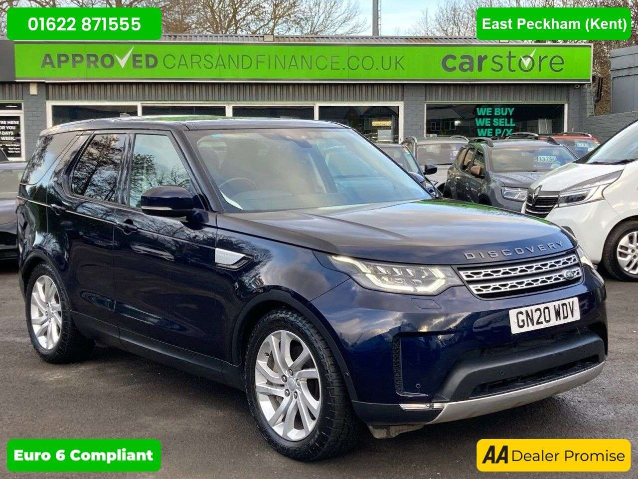 A 2020 LAND ROVER DISCOVERY 3.0 SD V6 HSE SUV, Blue, 65,000 miles, Euro 6 ULEZ Diesel, Automatic ,4WD, A 2020 LAND ROVER DISCOVERY 3.0 SD V6 HSE SUV, Blue, 65,000 miles, Euro 6 ULEZ Diesel, Automatic ,4WD,