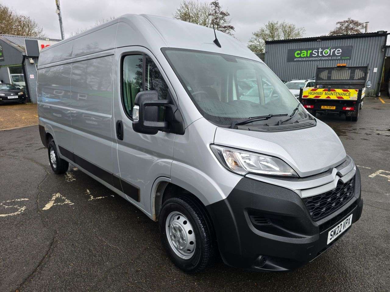 A 2022 CITROEN RELAY 2.2 BlueHDi 35 Enterprise L3 High Roof panel van, silver, 74,000 miles, Eur A 2022 CITROEN RELAY 2.2 BlueHDi 35 Enterprise L3 High Roof panel van, silver, 74,000 miles, Eur
