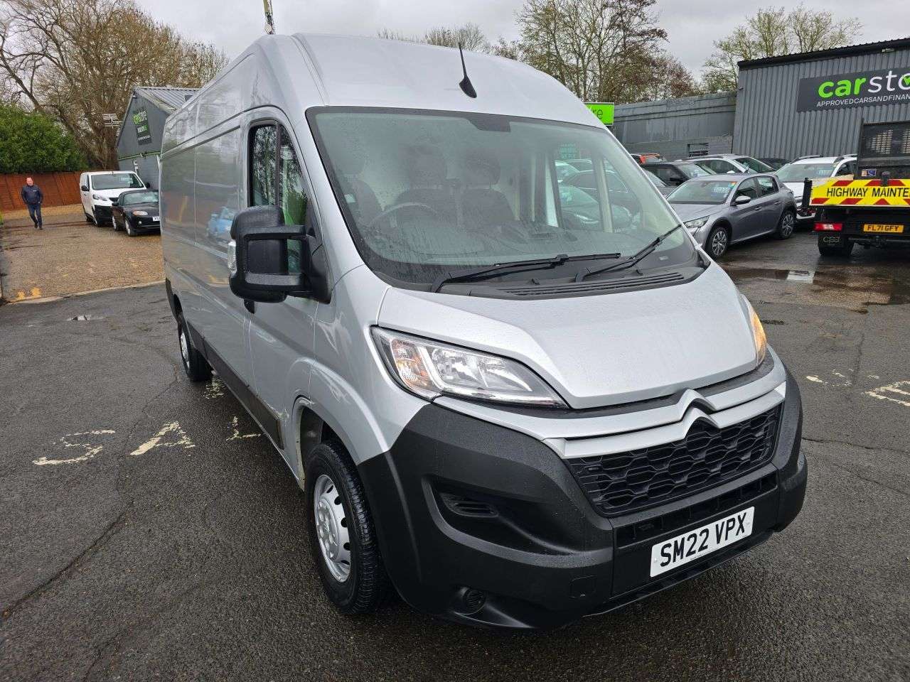 A 2022 CITROEN RELAY 2.2 BlueHDi 35 Enterprise L3 High Roof panel van, silver, 74,000 miles, Eur A 2022 CITROEN RELAY 2.2 BlueHDi 35 Enterprise L3 High Roof panel van, silver, 74,000 miles, Eur