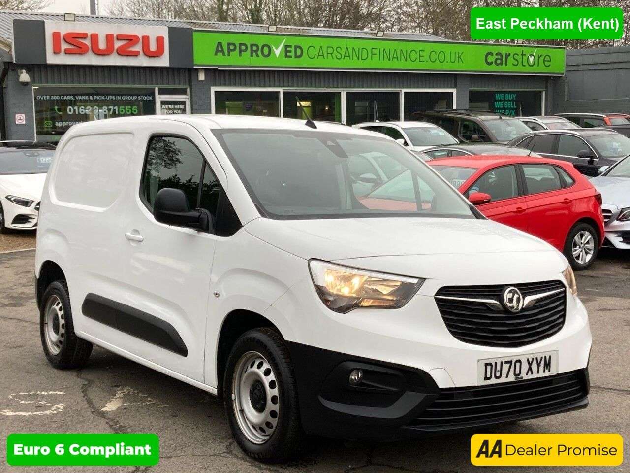 A 2020 VAUXHALL COMBO 1.5 Turbo D 2000 Edition Panel Van, 38,000 miles, Euro 6 ULEZ, Automatic, B A 2020 VAUXHALL COMBO 1.5 Turbo D 2000 Edition Panel Van, 38,000 miles, Euro 6 ULEZ, Automatic, B