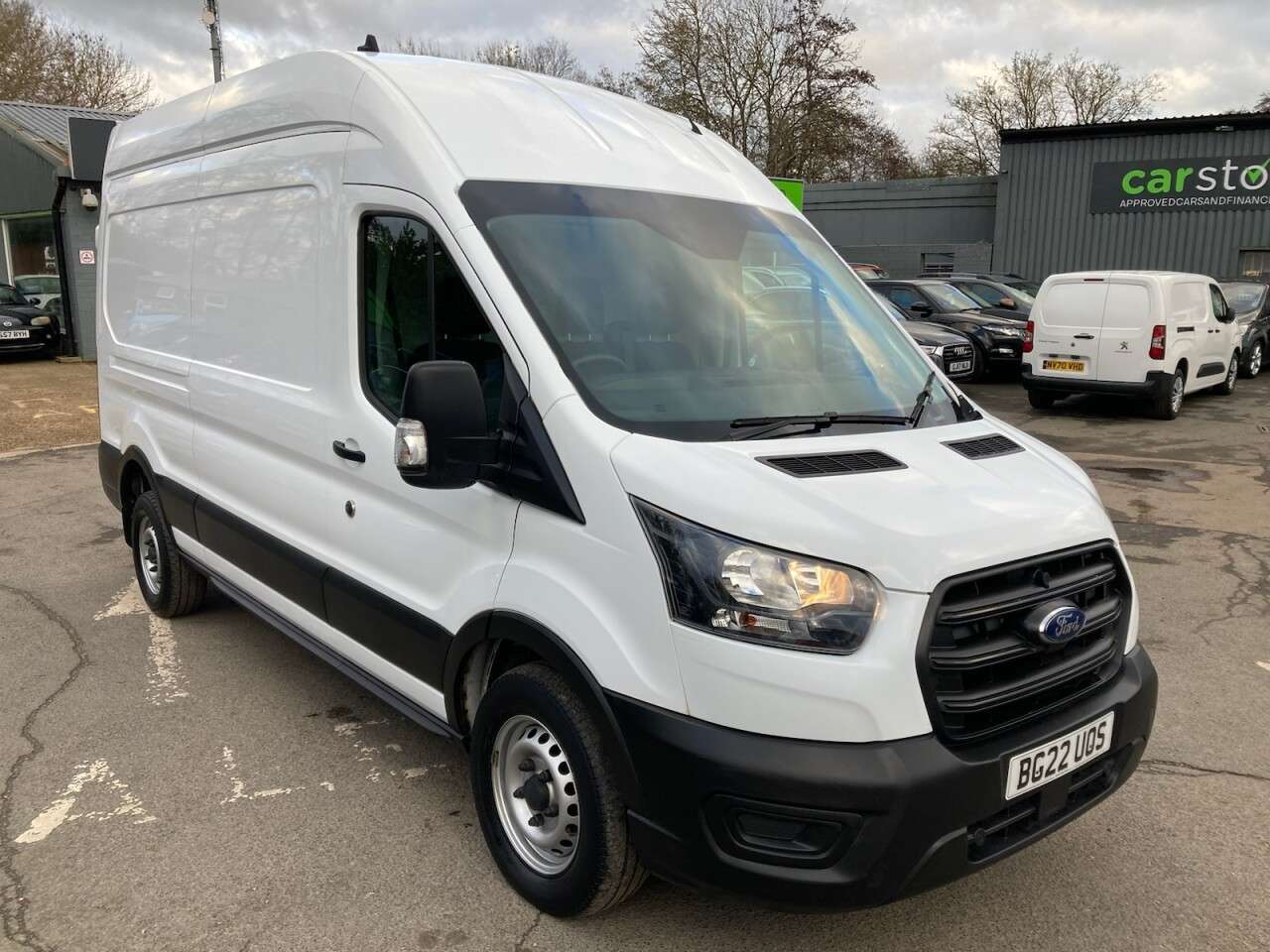 A 2022 FORD TRANSIT 2.0 350 EcoBlue Leader L3 H3 Panel Van, 42,850 miles, Euro 6 ULEZ, Manual, A 2022 FORD TRANSIT 2.0 350 EcoBlue Leader L3 H3 Panel Van, 42,850 miles, Euro 6 ULEZ, Manual,