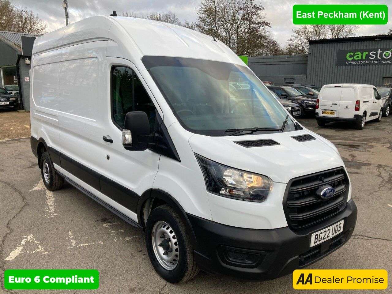 A 2022 FORD TRANSIT 2.0 350 EcoBlue Leader L3 H3 Panel Van, 42,850 miles, Euro 6 ULEZ, Manual, A 2022 FORD TRANSIT 2.0 350 EcoBlue Leader L3 H3 Panel Van, 42,850 miles, Euro 6 ULEZ, Manual,