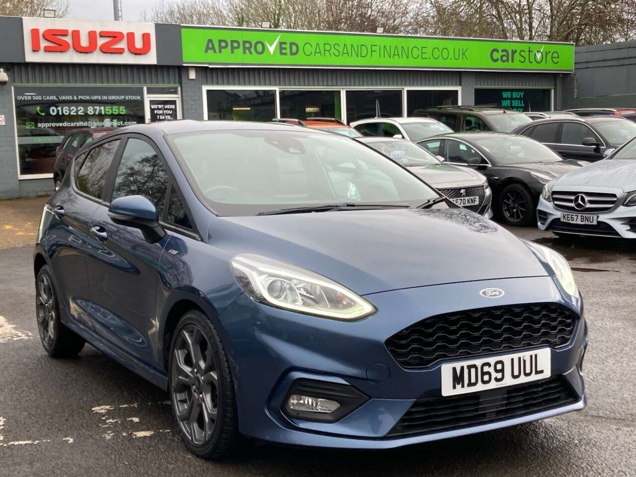 A 2020 FORD FIESTA Blue 1.0 EcoBoost ST-Line Euro 6 hatchback, 60,500 miles, ULEZ compliant, 6 A 2020 FORD FIESTA Blue 1.0 EcoBoost ST-Line Euro 6 hatchback, 60,500 miles, ULEZ compliant, 6