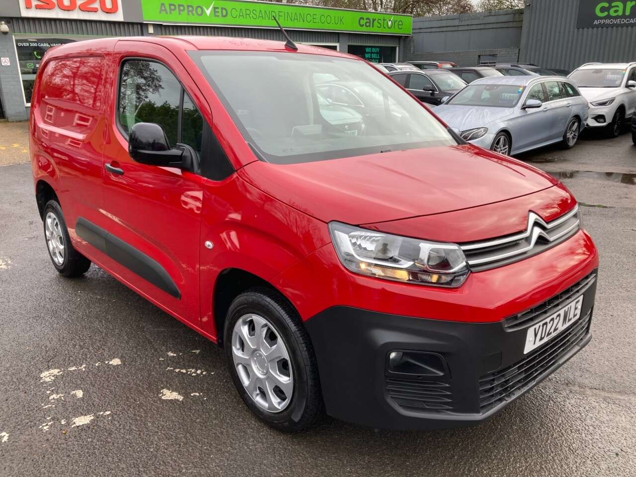 A 2022 CITROEN BERLINGO 1.5 BlueHDi 1000 Enterprise M Pro Panel Van, 61,000 miles, Euro 6, Manual, A 2022 CITROEN BERLINGO 1.5 BlueHDi 1000 Enterprise M Pro Panel Van, 61,000 miles, Euro 6, Manual,