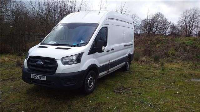 A 2022 FORD TRANSIT 2.0 350 EcoBlue Leader L3 H3 panel van, 46,800 miles, Euro 6, Manual, Air C A 2022 FORD TRANSIT 2.0 350 EcoBlue Leader L3 H3 panel van, 46,800 miles, Euro 6, Manual, Air C