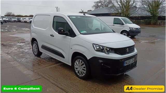 A 2020 PEUGEOT PARTNER 1.5 BlueHDi 1000 Professional panel van, 36,800 miles, Euro 6 diesel, Manua A 2020 PEUGEOT PARTNER 1.5 BlueHDi 1000 Professional panel van, 36,800 miles, Euro 6 diesel, Manua