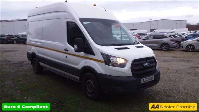A 2022 FORD TRANSIT 2.0 350 EcoBlue Leader L3 H3 panel van, 78,300 miles, Euro 6 diesel, Manual A 2022 FORD TRANSIT 2.0 350 EcoBlue Leader L3 H3 panel van, 78,300 miles, Euro 6 diesel, Manual