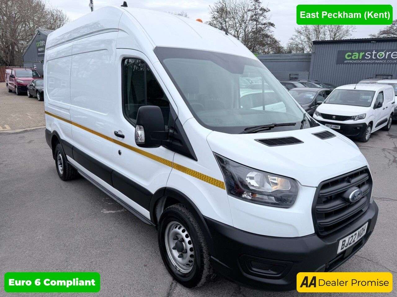A 2022 FORD TRANSIT 2.0 350 EcoBlue Leader L3 H3 panel van, 78,300 miles, Euro 6 diesel, Manual A 2022 FORD TRANSIT 2.0 350 EcoBlue Leader L3 H3 panel van, 78,300 miles, Euro 6 diesel, Manual