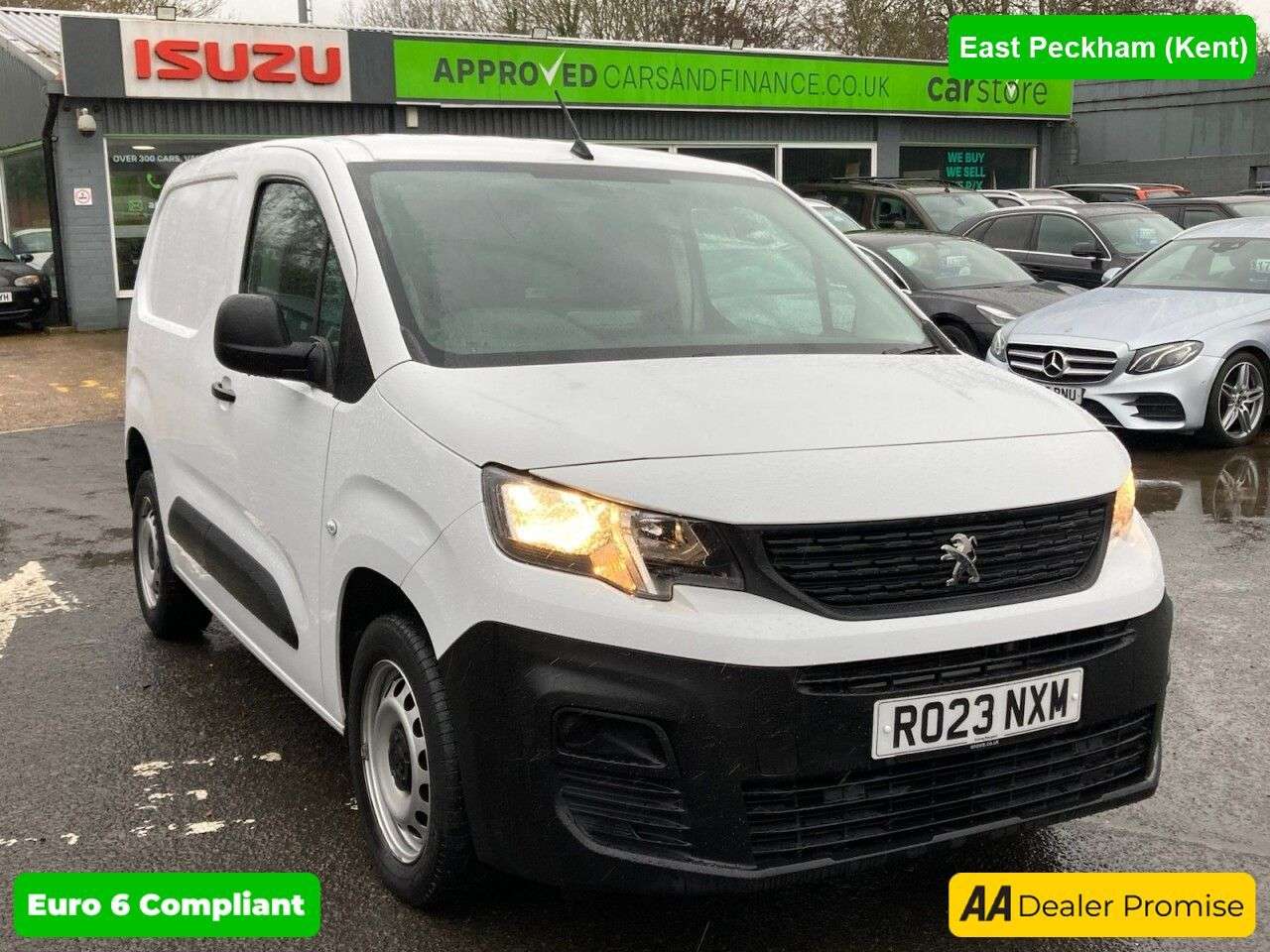 A 2023 PEUGEOT PARTNER 1.5 BlueHDi 1000 Professional Premium+ SWB van, 23,400 miles, Euro 6 diesel A 2023 PEUGEOT PARTNER 1.5 BlueHDi 1000 Professional Premium+ SWB van, 23,400 miles, Euro 6 diesel