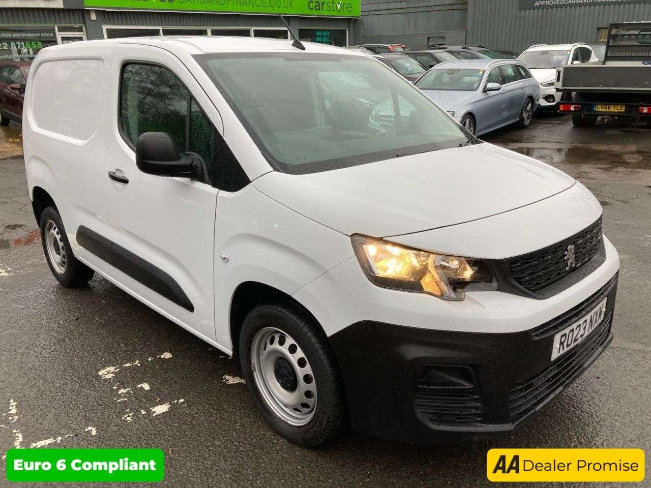 A 2023 PEUGEOT PARTNER 1.5 BlueHDi 1000 Professional Premium+ SWB van, 23,400 miles, Euro 6 diesel A 2023 PEUGEOT PARTNER 1.5 BlueHDi 1000 Professional Premium+ SWB van, 23,400 miles, Euro 6 diesel