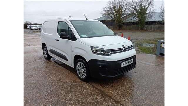 A 2021 CITROEN BERLINGO 1.2 1000 PureTech Enterprise M Pro panel, 34,300 miles, Euro 6 petrol, Manu A 2021 CITROEN BERLINGO 1.2 1000 PureTech Enterprise M Pro panel, 34,300 miles, Euro 6 petrol, Manu
