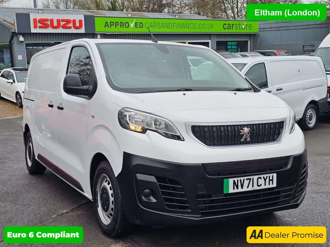 A 2021 PEUGEOT E-EXPERT E 1200 75kWh Professional MWB electric panel van, 53,600 miles, Automatic, A 2021 PEUGEOT E-EXPERT E 1200 75kWh Professional MWB electric panel van, 53,600 miles, Automatic,