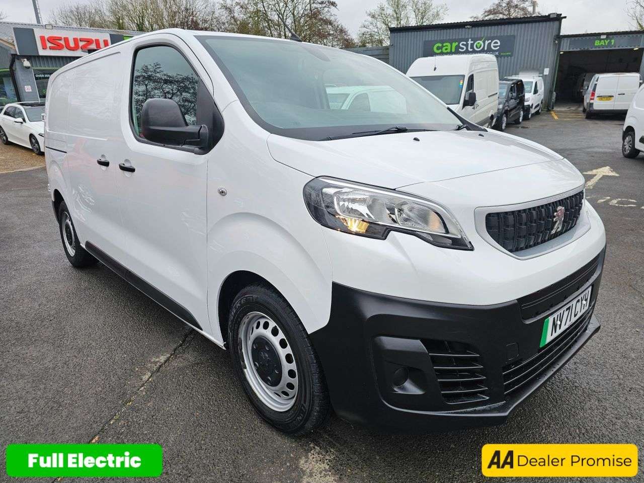 A 2021 PEUGEOT E-EXPERT E 1200 75kWh Professional MWB electric panel van, 53,600 miles, Automatic, A 2021 PEUGEOT E-EXPERT E 1200 75kWh Professional MWB electric panel van, 53,600 miles, Automatic,