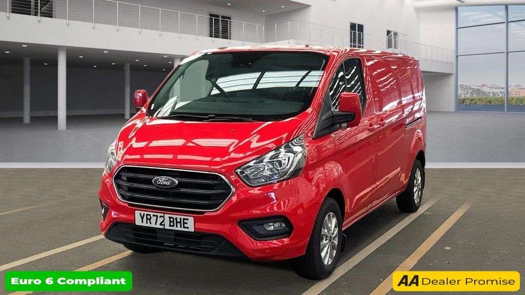 A 2022 FORD TRANSIT CUSTOM Red 2.0 EcoBlue Limited Euro 6 panel, 49,600 miles, ULEZ compliant, Automat A 2022 FORD TRANSIT CUSTOM Red 2.0 EcoBlue Limited Euro 6 panel, 49,600 miles, ULEZ compliant, Automat