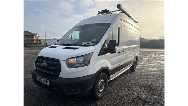A 2022 FORD TRANSIT White 2.0 EcoBlue Euro 6 Panel van, 53,402 miles, ULEZ compliant, 6-Speed M A 2022 FORD TRANSIT White 2.0 EcoBlue Euro 6 Panel van, 53,402 miles, ULEZ compliant, 6-Speed M