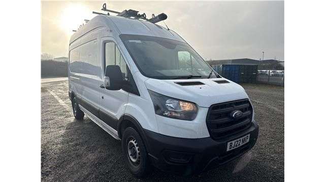 A 2022 FORD TRANSIT White 2.0 EcoBlue Euro 6 Panel van, 53,402 miles, ULEZ compliant, 6-Speed M A 2022 FORD TRANSIT White 2.0 EcoBlue Euro 6 Panel van, 53,402 miles, ULEZ compliant, 6-Speed M