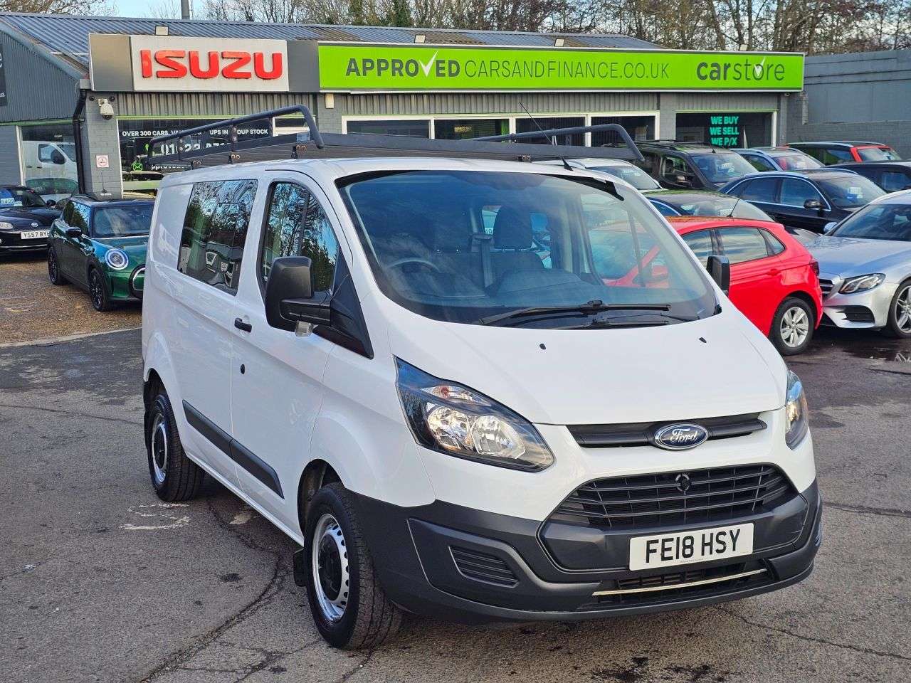 A 2018 FORD TRANSIT CUSTOM White 2.0 TDCi Euro 6 panel van, 27,438 miles, ULEZ compliant, 6-Speed manu A 2018 FORD TRANSIT CUSTOM White 2.0 TDCi Euro 6 panel van, 27,438 miles, ULEZ compliant, 6-Speed manu