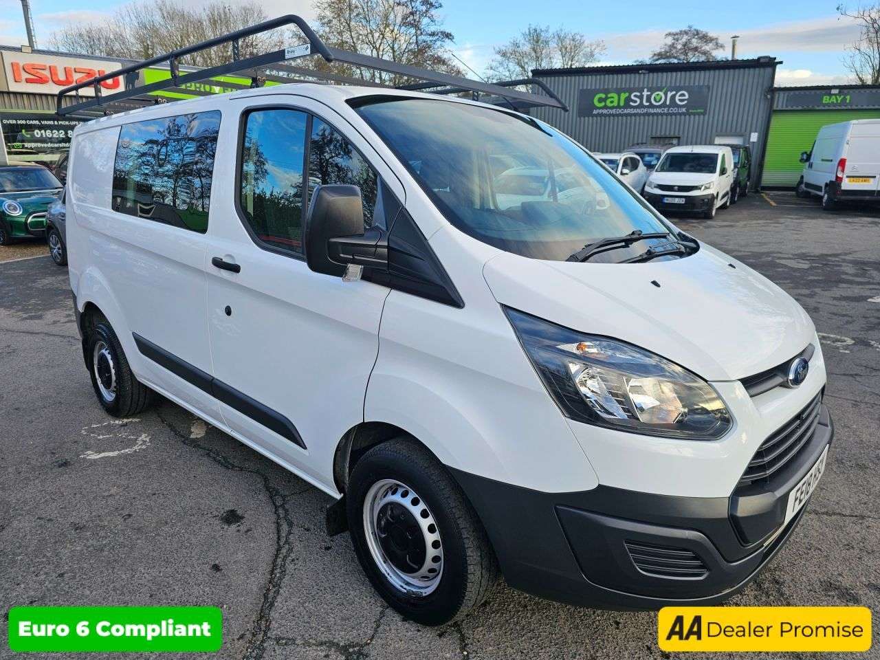 A 2018 FORD TRANSIT CUSTOM White 2.0 TDCi Euro 6 panel van, 27,438 miles, ULEZ compliant, 6-Speed manu A 2018 FORD TRANSIT CUSTOM White 2.0 TDCi Euro 6 panel van, 27,438 miles, ULEZ compliant, 6-Speed manu
