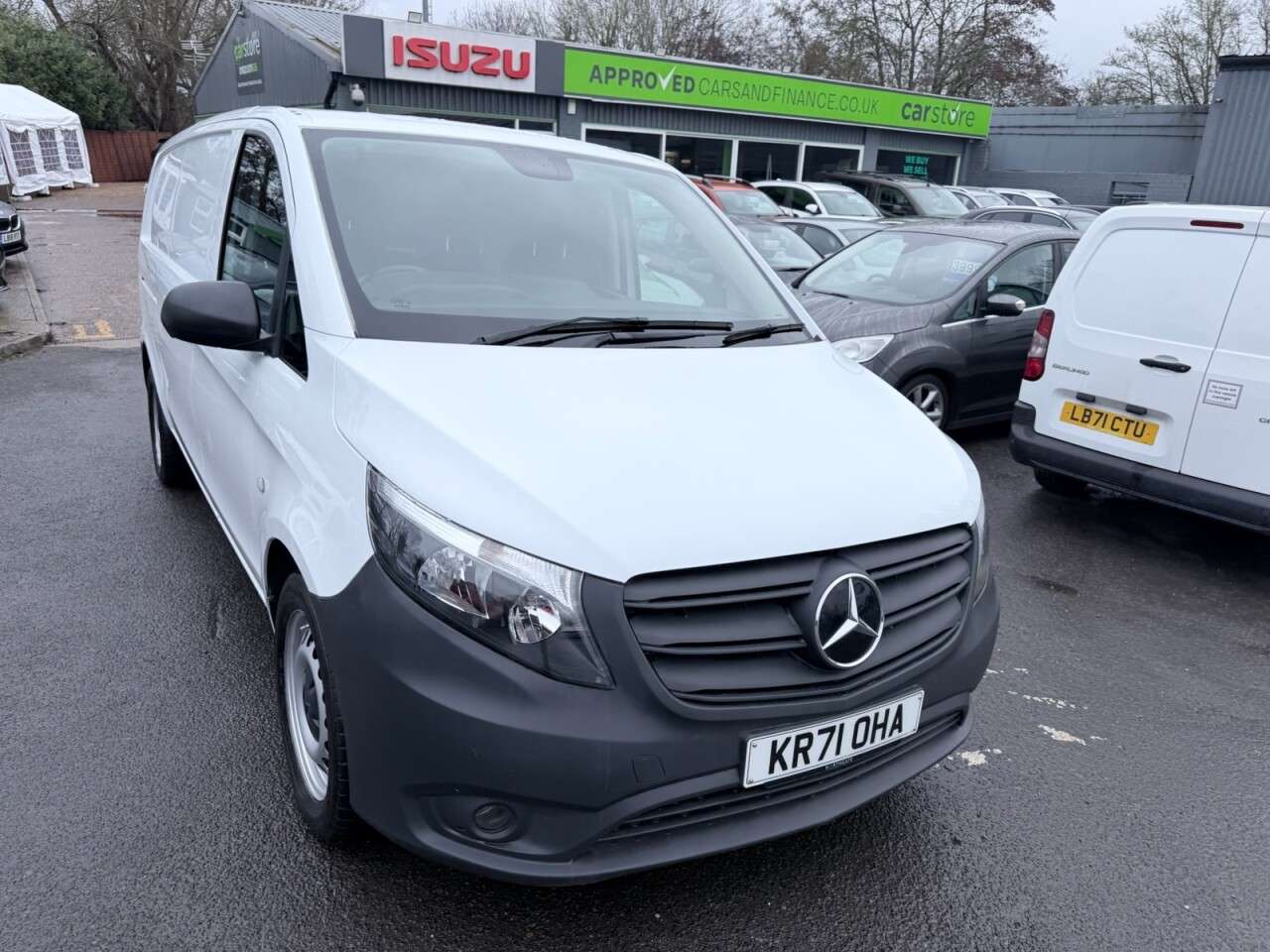 A 2021 MERCEDES-BENZ VITO White 2.0 CDI Euro 6 panel van, 55,647 miles, ULEZ compliant, Automatic, Bl A 2021 MERCEDES-BENZ VITO White 2.0 CDI Euro 6 panel van, 55,647 miles, ULEZ compliant, Automatic, Bl