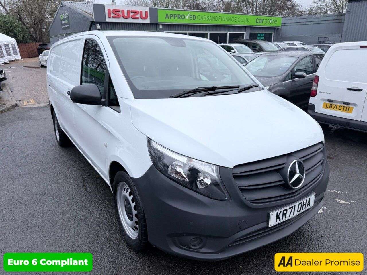 A 2021 MERCEDES-BENZ VITO White 2.0 CDI Euro 6 panel van, 55,647 miles, ULEZ compliant, Automatic, Bl A 2021 MERCEDES-BENZ VITO White 2.0 CDI Euro 6 panel van, 55,647 miles, ULEZ compliant, Automatic, Bl