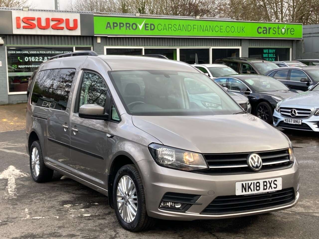 A 2018 VOLKSWAGEN CADDY MAXI LIFE Beige 2.0 TDI Euro 6 MPV, 57,000 miles, ULEZ compliant, Automatic DSG, A/C, A 2018 VOLKSWAGEN CADDY MAXI LIFE Beige 2.0 TDI Euro 6 MPV, 57,000 miles, ULEZ compliant, Automatic DSG, A/C,