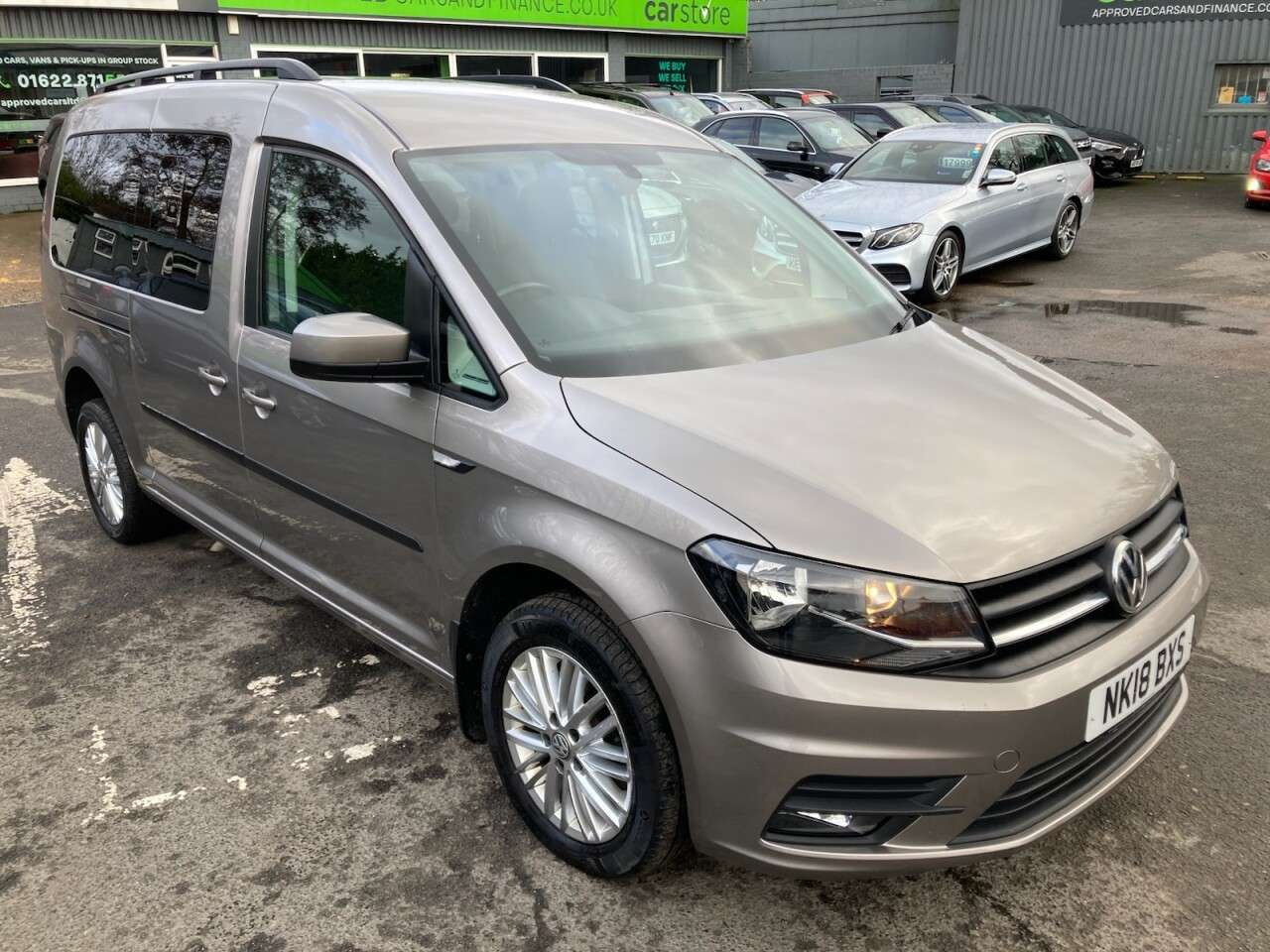 A 2018 VOLKSWAGEN CADDY MAXI LIFE Beige 2.0 TDI Euro 6 MPV, 57,000 miles, ULEZ compliant, Automatic DSG, A/C, A 2018 VOLKSWAGEN CADDY MAXI LIFE Beige 2.0 TDI Euro 6 MPV, 57,000 miles, ULEZ compliant, Automatic DSG, A/C,