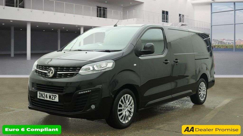 A 2024 VAUXHALL VIVARO Black 2.0 Turbo D Euro 6 panel van 15,600 miles, ULEZ compliant, 6-Speed ma A 2024 VAUXHALL VIVARO Black 2.0 Turbo D Euro 6 panel van 15,600 miles, ULEZ compliant, 6-Speed ma