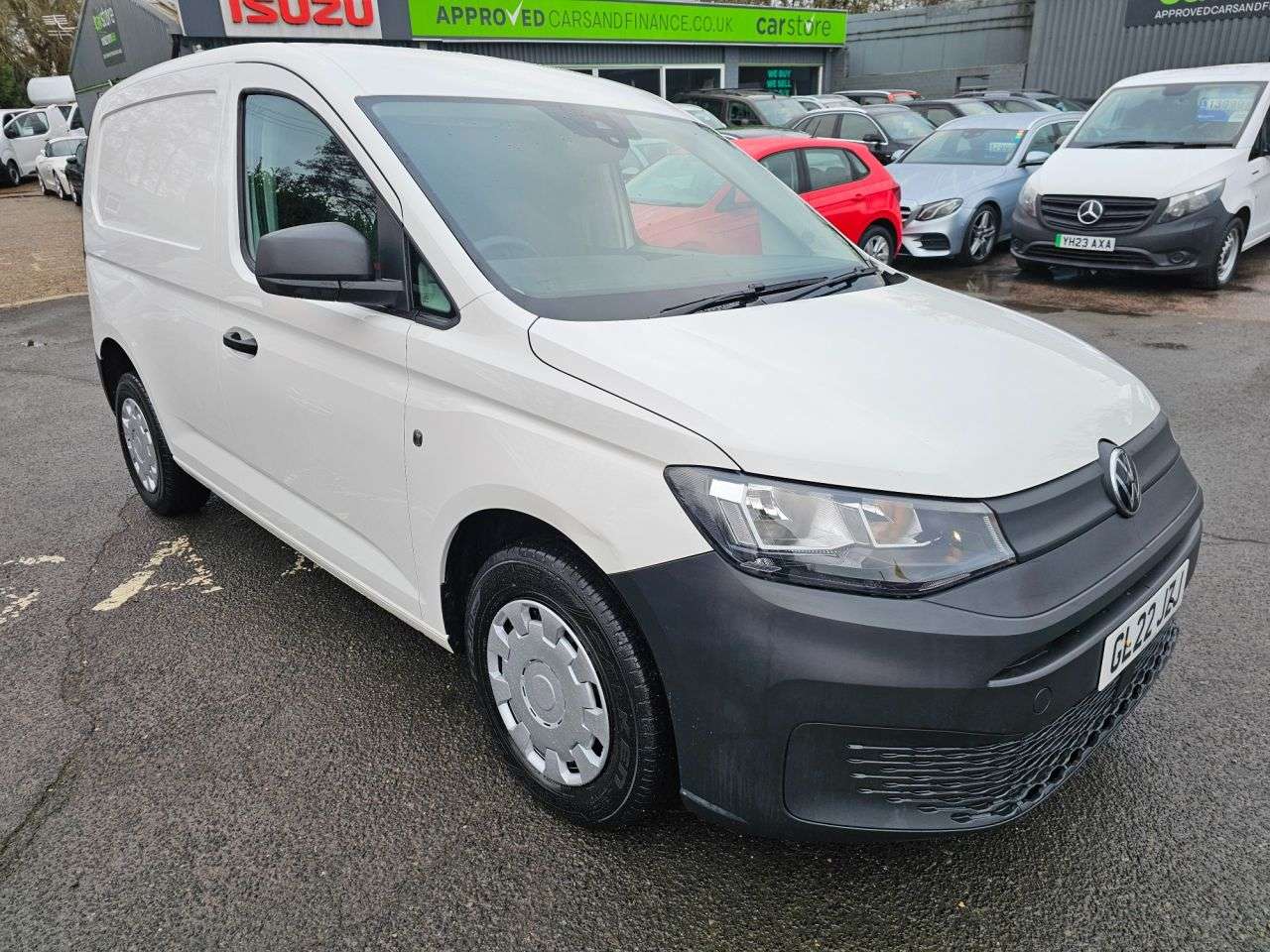 A 2022 VOLKSWAGEN CADDY White 2.0 TDI Euro 6 panel van, 67,800 miles, ULEZ compliant, 6-speed manua A 2022 VOLKSWAGEN CADDY White 2.0 TDI Euro 6 panel van, 67,800 miles, ULEZ compliant, 6-speed manua